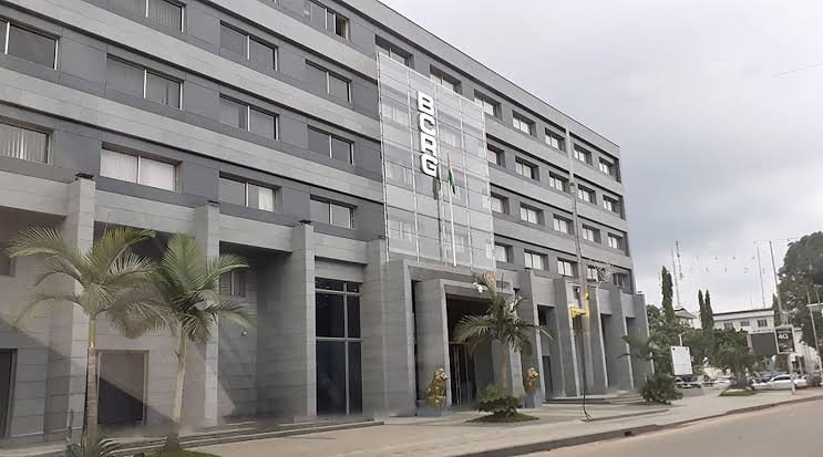 Banque central de la république de Guinee, Guinée. Photographie d'archive.