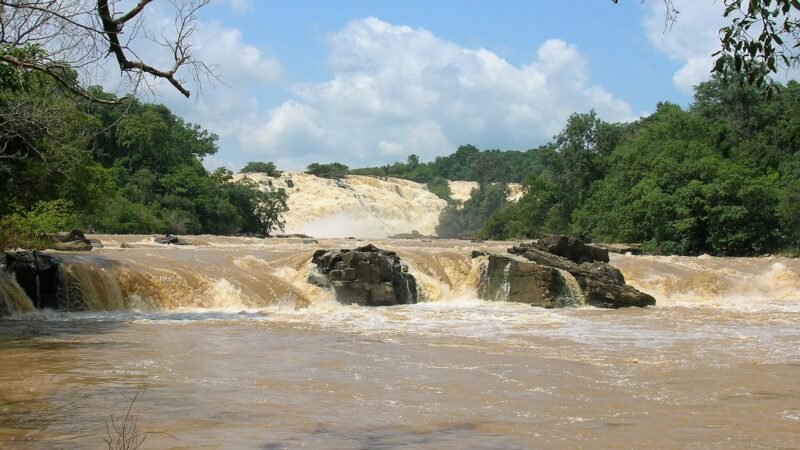 Gurarafalls, Niger. Image d'archive.