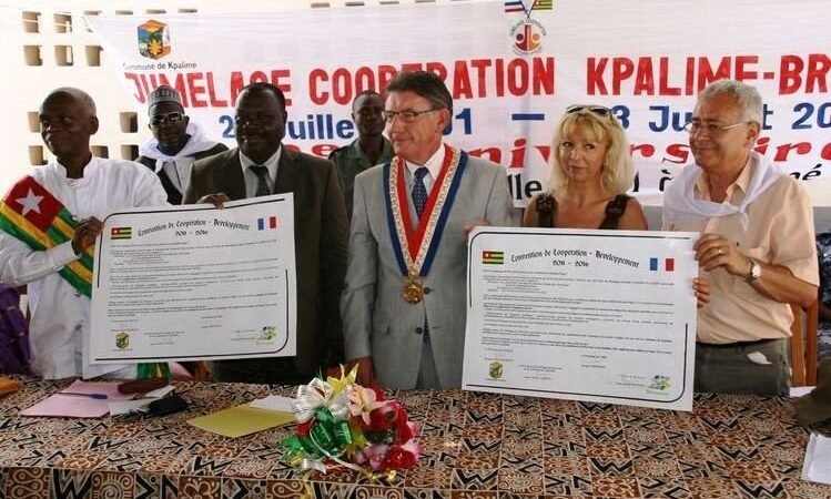 20ème anniversaire de jumelage à Kpalimé Togo (Juillet 2011), Togo. Image d'archive.