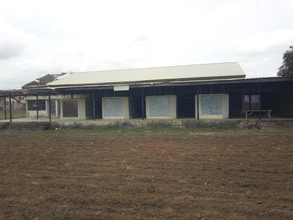 Birnin Gwari Post Office, Kaduna, Nigeria. Image d'archive.
