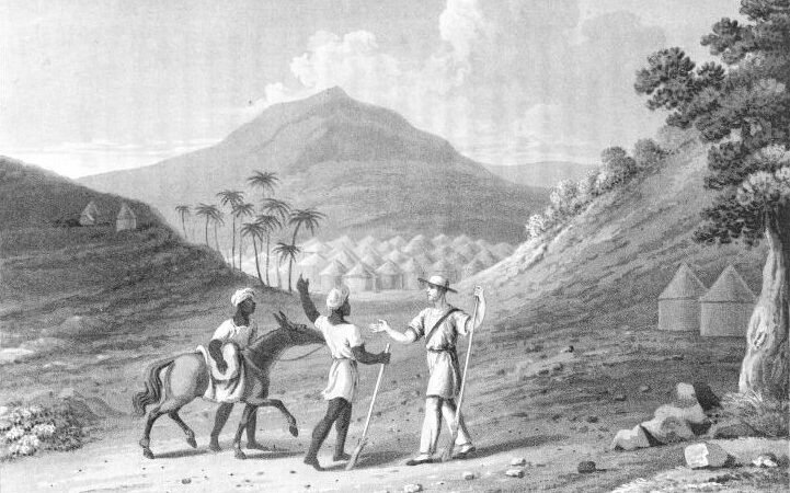 Timbo (1818), Guinée. Image d'archive.