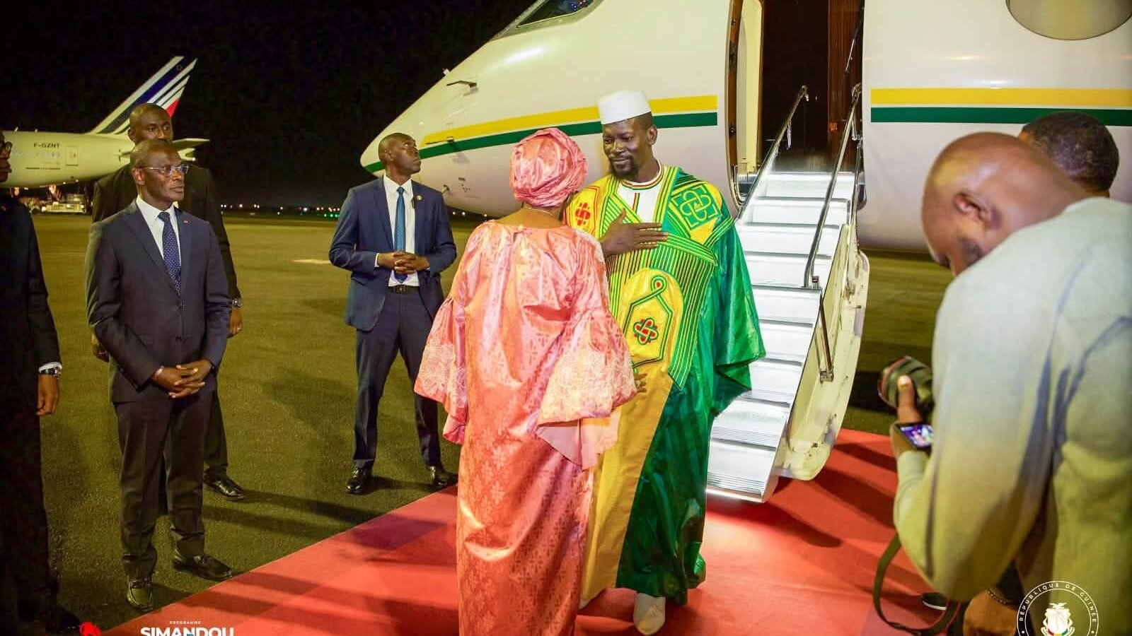 Côte d’Ivoire : Mamadi Doumbouya accueilli à Abidjan pour sa deuxième visite depuis 2021