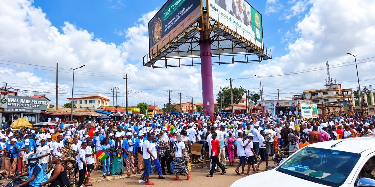 Guinée : accueil populaire pour le retour de Mamadi Doumbouya après l&rsquo;Assemblée générale de l&rsquo;ONU