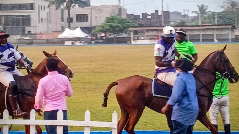 Polo Match Port Harcourt Rivers State Nigeria, Nigeria. Image d'archive.