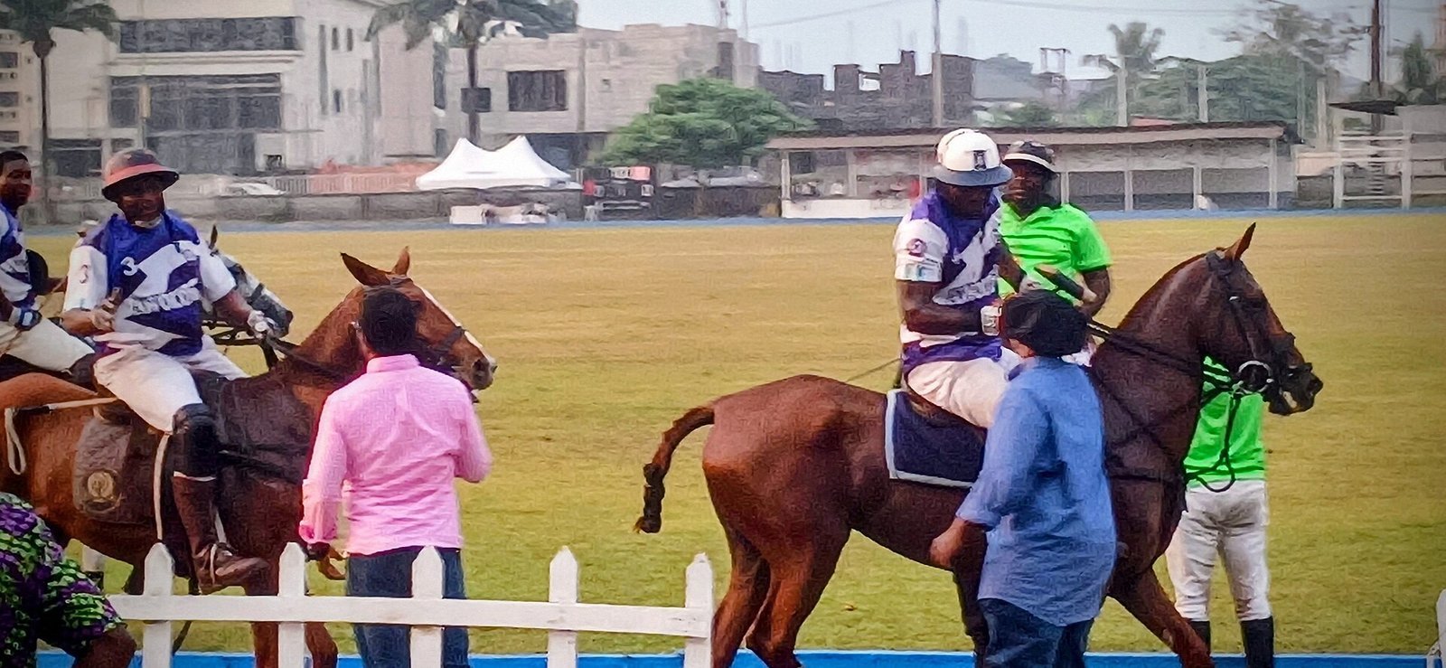 Polo Match Port Harcourt Rivers State Nigeria, Nigeria. Image d'archive.