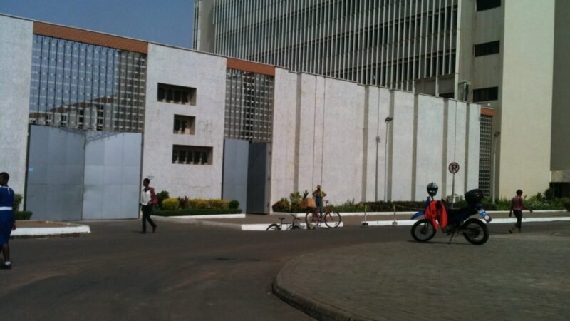 Bank of Ghana High Street, Ghana. Image d'archive.