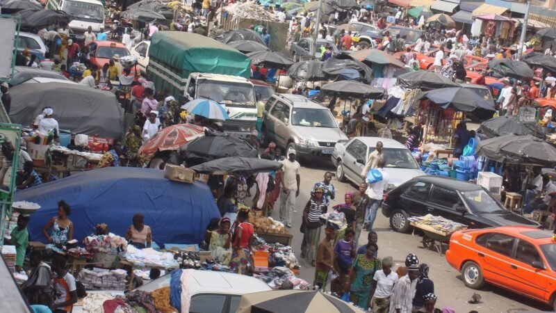 Adjamemarche1, Côte d'Ivoire. Image d'archive.
