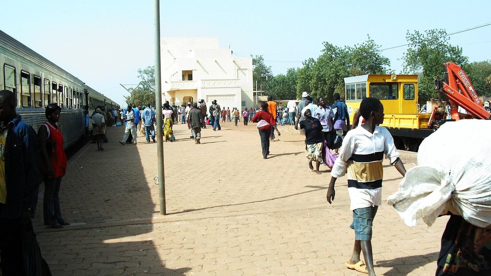Koudougou-TrainStation, Burkina Faso. Image d'archive.