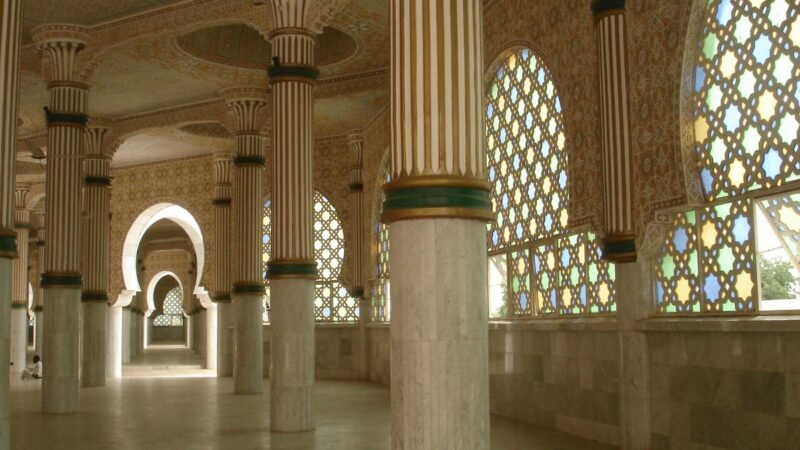 Mosquée Touba (senegal) 2006, Sénégal. Image d'archive.