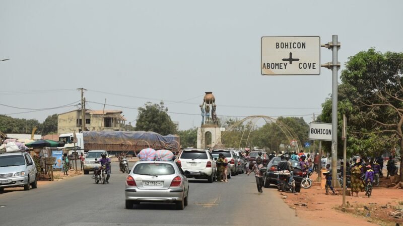 Bohicon voie inter-État Bénin-Niger Bénin 03, Bénin. Image d'archive.