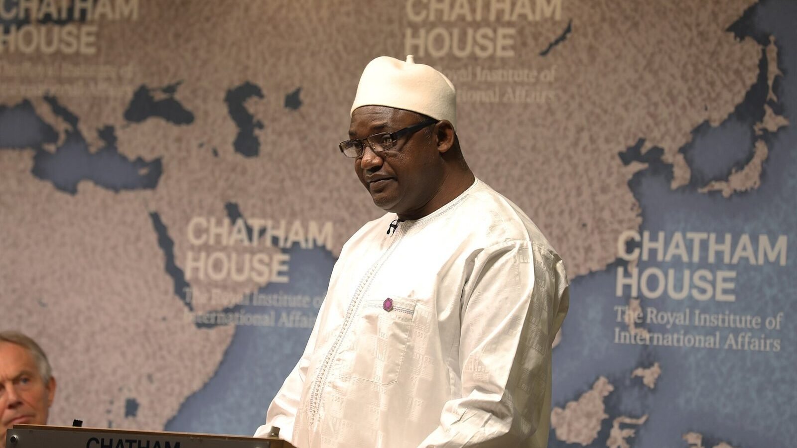 Adama Barrow, President, Republic of the Gambia - 2018 (39774084330), Gambie. Image d'archive.