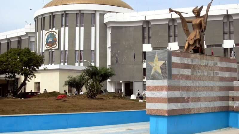Liberian Capitol Building, Liberia. Image d'archive.