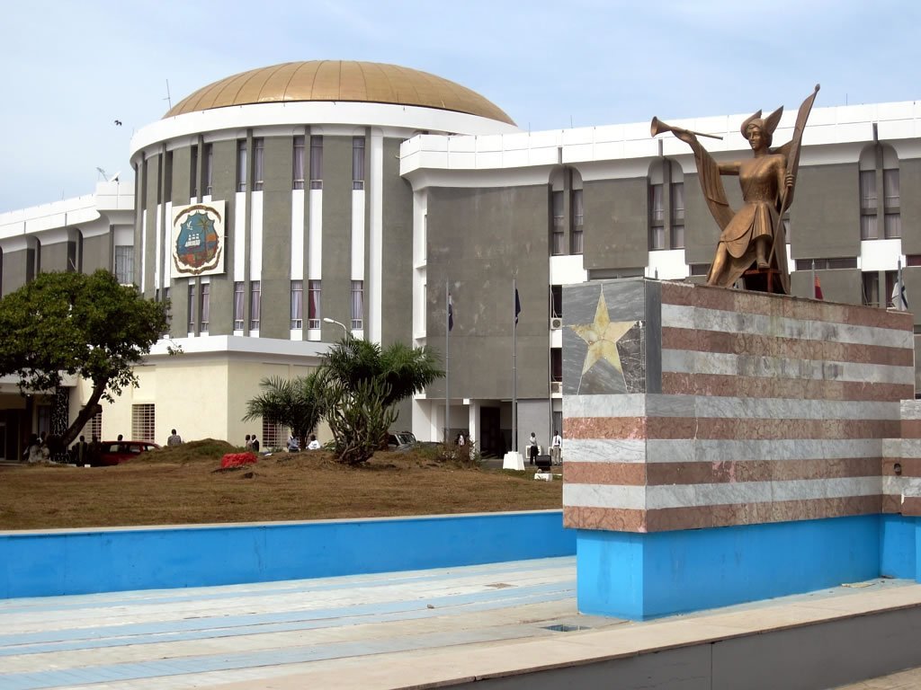 Liberian Capitol Building, Liberia. Image d'archive.