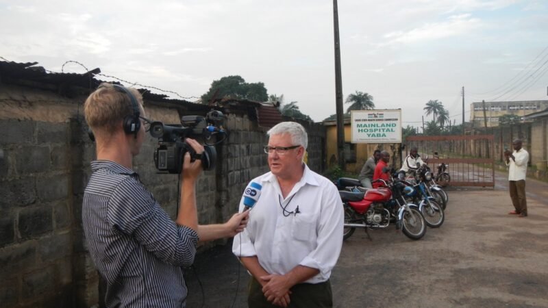 Updates on Ebola situation in Nigeria, Nigeria. Image d'archive.