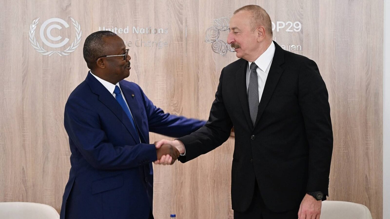 Ilham Aliyev met with President of Guinea-Bissau, November 2024 01, Guinée-Bissau. Image d'archive.