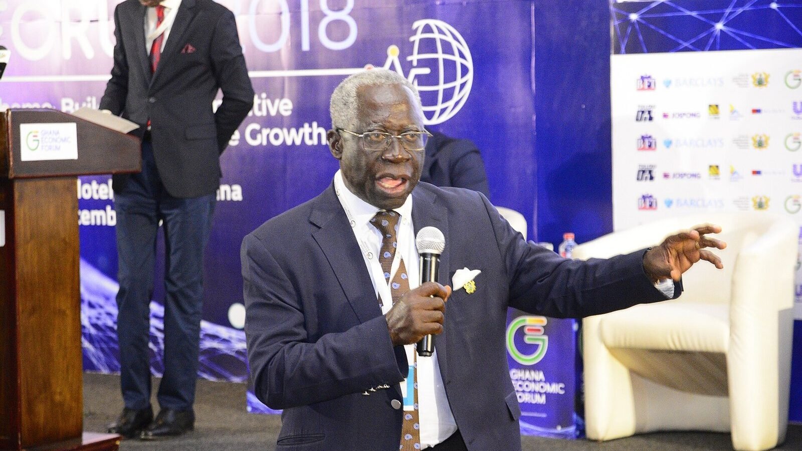Yaw Osafo-Maafo (Senior Minister), Ghana. Image d'archive.
