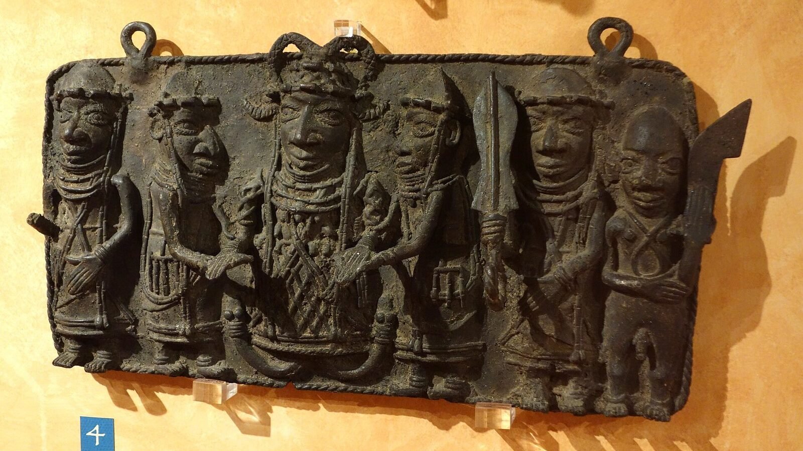 Sculpture, Benin - Glenbow Museum - DSC00539, Bénin. Image d'archive.